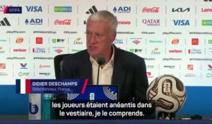 Bleus - Deschamps : “L’arbitre avait-il le niveau pour une demi-finale de Coupe du monde ?”