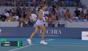Athènes - Sakkari s’éclate devant son public