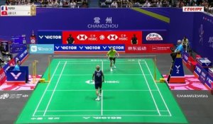Le point magnifique de Christo Popov au premier tour de l'Open de Chine - Badminton