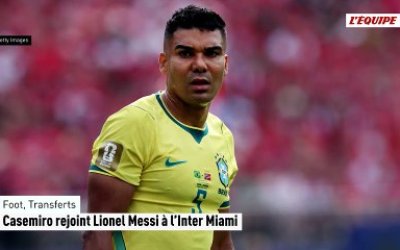 Casemiro rejoint Lionel Messi à l’Inter Miami - Foot - Transferts