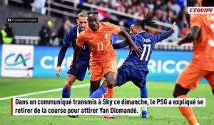 Le PSG se retire de la course pour Yan Diomandé - Foot - Transferts