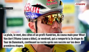 Wout Van Aert poursuit son sans-faute et accentue son avance au classement général en remportant la 3e étape du Tour du Danemark - Cyclisme - Tour du Danemark
