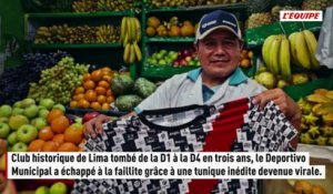 « Un succès magnifique » : le maillot aux 1000 sponsors qui a sauvé un club péruvien de la disparition - Foot