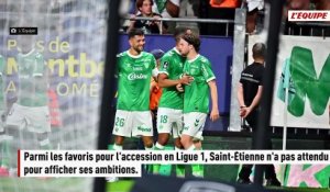 Saint-Étienne prend déjà la tête, Nantes s'incline à domicile contre le Red Star - Foot - Ligue 2