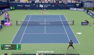 Toronto - Gauff se qualifie sans trop de difficultés pour les quarts