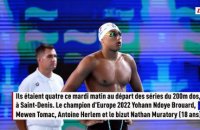 Championnats d'Europe : Muratory et Tomac qualifiés pour les demi-finales du 200m dos, Ndoye Brouard éliminé - Natation - Championnats d'Europe