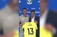 Leganés - Luca Zidane pose avec son nouveau maillot