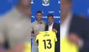 Leganés - Luca Zidane pose avec son nouveau maillot