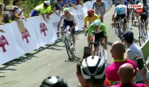 Alessandro Fancellu vainqueur au sprint  de la 4e étape devant Andrew August et Nicolas Breuillard - Cyclisme - Tour de Rép. tchèque