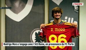 Mercato : Rodrigo Mora s'engage avec l'AS Rome, en provenance du FC Porto - Foot - Transferts