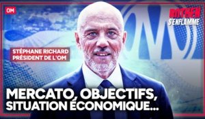 OM : mercato, situation économique, droits TV de la Ligue 1, objectifs… Stéphane Richard est l’invité de Rothen S’enflamme !