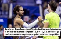 Carlos Alcaraz finit fort face à Jaime Faria au deuxième tour - Tennis - US Open (H)