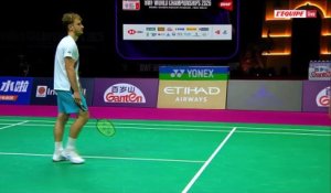 Le replay du quart de finale d'Alex Lanier - Badminton - Championnats du monde