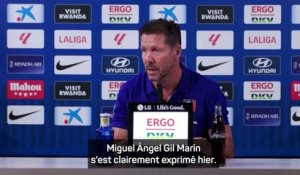 Atlético - Simeone : "Nous avons besoin de Julian Alvarez"