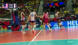 Les Bleues enchaînent un deuxième succès face à la Croatie à l'Euro - Volley - Euro (F)