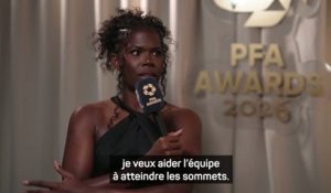 PFA - Élue joueuse de l'année, Shaw affiche ses nouvelles ambitions
