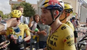 La Vuelta 2026 - Wout van Aert perd ses nouvelles lunettes en pleine étape : "Merci de les rapporter !"