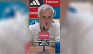 Real Madrid - Mourinho : "40 buts avec des trophées, plutôt que 60"