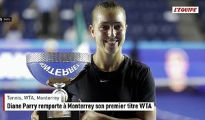 Diane Parry remporte à Monterrey son premier titre WTA - Tennis