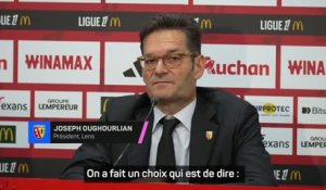 Lens - Oughourlian : "On ne veut pas dépenser cet argent sur de nouveaux joueurs"