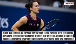 Loïs Boisson éliminée au premier tour de l'US Open par Emma Navarro - Tennis - US Open