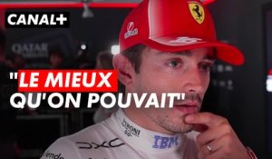 Charles Leclerc : " La meilleure position qu'on pouvait faire"
