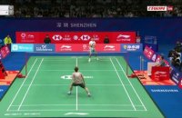 Le replay du quart de finale de Christo Popov - Badminton - Masters de Chine