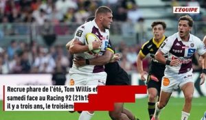 « Une force de la nature » et « un gars qui ne se limite pas trop » : pourquoi l'UBB attend beaucoup du retour de Tom Willis - Rugby - Top 14