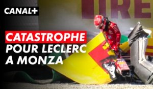 L'énorme crash de Charles Leclerc ! - Grand Prix d'Italie - F1