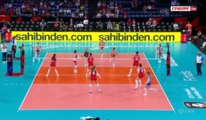 Le Serbie en bronze après sa victoire sur la Pologne - Volley - Euro (F)