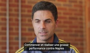 Arsenal - Arteta : "Il faut bien commencer demain"