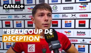 MATHIS FERTÉ RÉAGIT SUITE À LA DÉFAITE DE TOULON À DOMICILE FACE AU STADE ROCHELAIS.