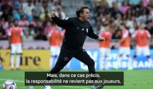 Inter Miami - Hoyos assume la responsabilité après le nul contre Nashville