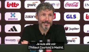 Belgique - Van Bommel sur l’absence de Courtois : “Nous l’avons décidé ensemble”
