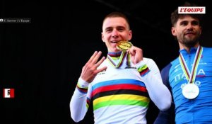 Remco Evenepoel remporte un quatrième titre mondial du contre-la-montre à la suite et écrit l'histoire, Paul Seixas en bronze - Cyclisme - Mondiaux (H)