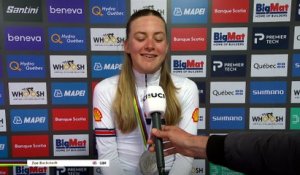 Championnats du Monde UCI Montréal 2026 - Zoe Bäckstedt après sa médaille d'argent sur le contre-la-montre