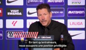 Simeone recadre Mourinho : « Il faut savoir respecter les arbitres » - Foot - Liga - Atlético Madrid