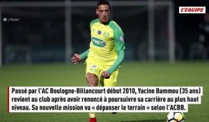 L’ancien Nantais Yacine Bammou de retour à l’ACBB « avec une mission qui dépasse le terrain » - Foot - ACBB