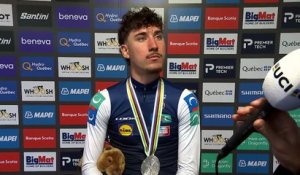 Championnats du Monde UCI Montréal 2026 - Simon Defrance après sa médaille d'argent sur la course en ligne Juniors