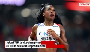 Cyréna Samba-Mayela suspendue provisoirement pour trois manquements à ses obligations de localisation - Athlé