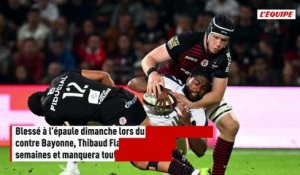 Thibaud Flament, touché à une épaule, forfait pour la fin du Championnat des nations cet automne - Rugby - Bleus