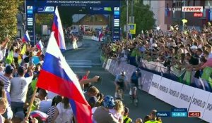 Remco Evenepoel sacré champion d'Europe en Slovénie à la photo-finish devant Giulio Ciccone - Cyclisme - Championnats d'Europe (H)