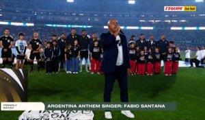 L'hymne argentin avant la dernière de Lionel Messi - Foot