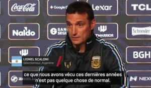Argentine - Scaloni : "L’aura de Messi, je ne l’ai vue chez personne"