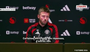 L'entraîneur de Manchester United Michael Carrick réagit à la situation de Manchester City : « Plus vite ce sera réglé, mieux ce sera pour tout le monde » - Foot - Premier League