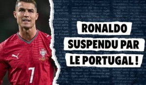 Portugal - Cristiano Ronaldo suspendu par la fédération !