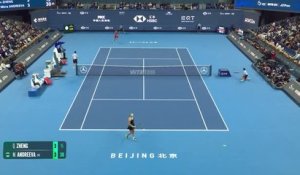 Pékin - Zheng domine Andreeva et remporte son premier WTA 1000
