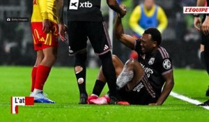 Loïs Openda absent au moins un mois à cause d'une fissure du péroné de la jambe droite, l'OL estime qu'il n'a pas été protégé par les arbitres à Lens - Foot - Ligue 1
