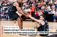 Scénario cruel pour l'Asvel en Euroligue : l'équipe de Tony Parker battue au buzzer par l'Étoile Rouge Belgrade - Basket - Euroligue (H)