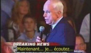 Quand McCain défend Obama: "ce n'est pas un arabe" (VOSTF)